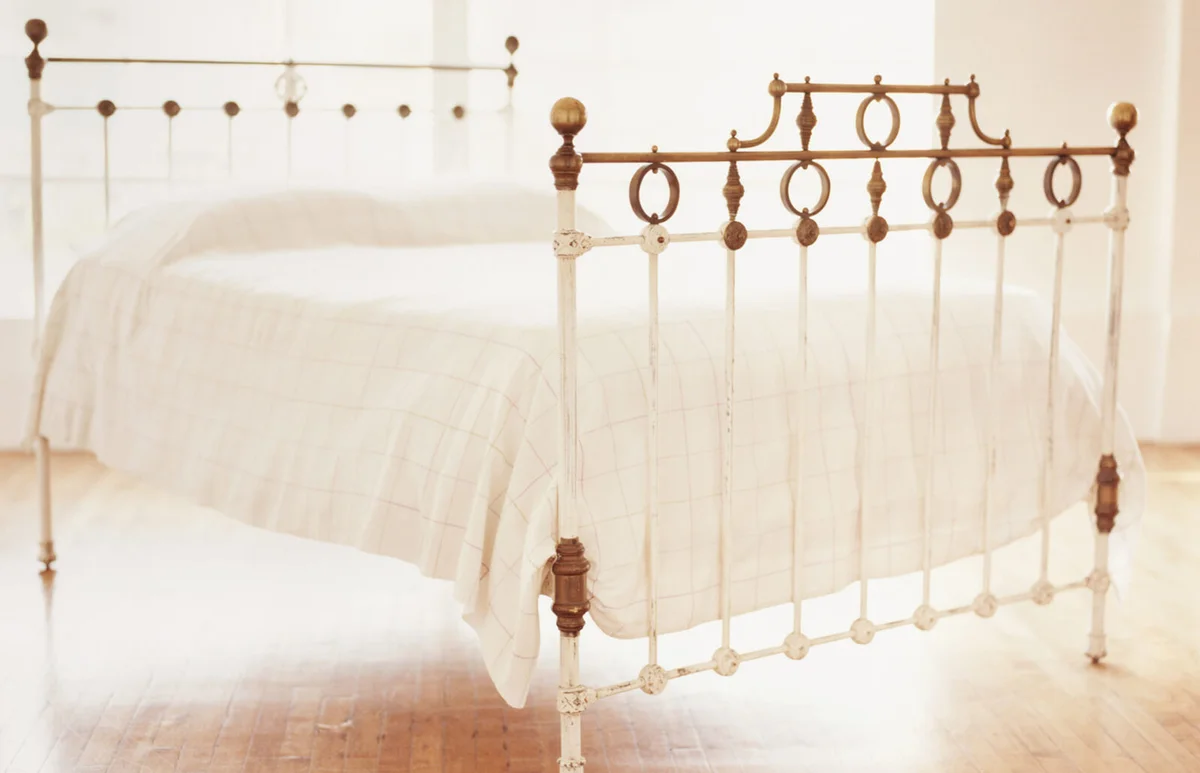 Antique brass bed