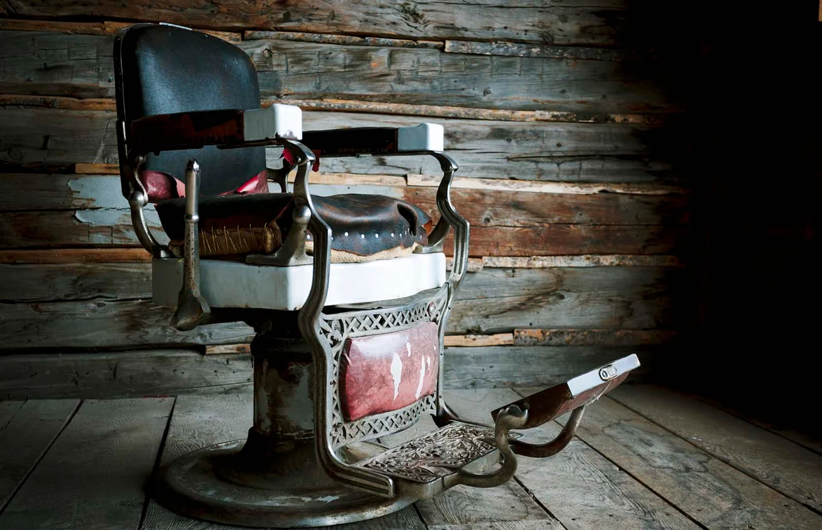 A 19th century Barber's chair
