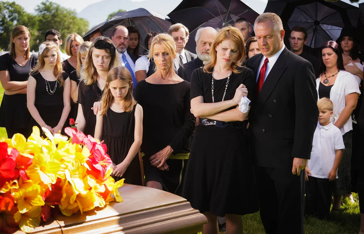 Family at a Funeral