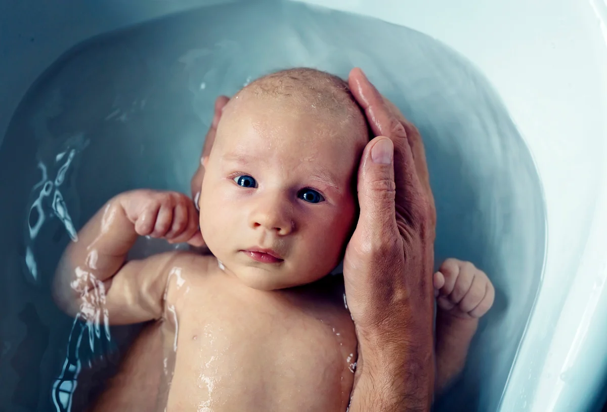 Baby in the bath