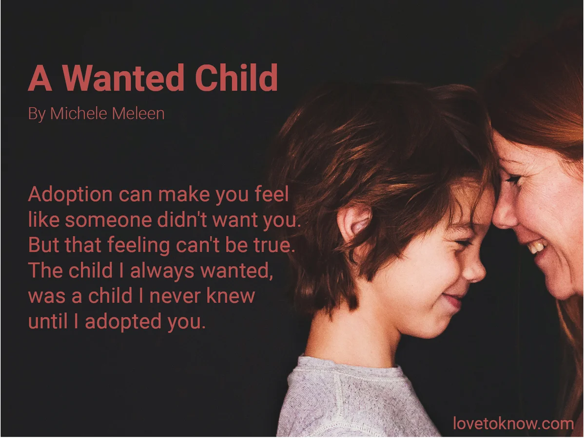 Adoption Poems: A wanted child