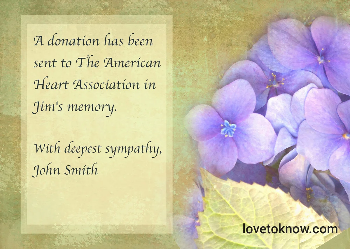 In Lieu of Flowers
