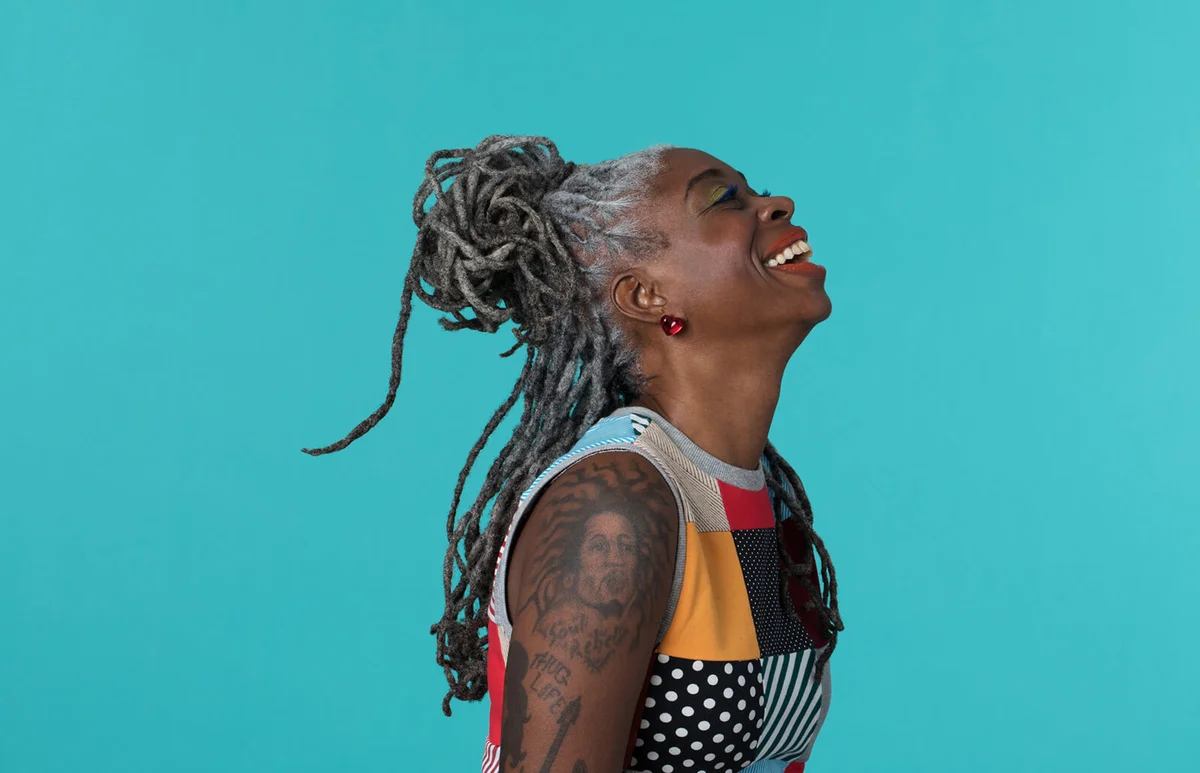 Confident Woman Laughing