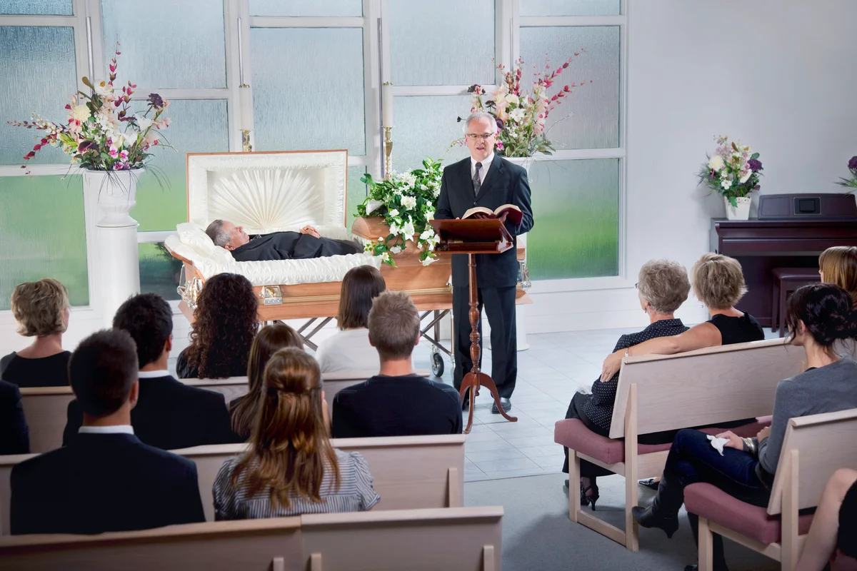 Funeral Service in a Church