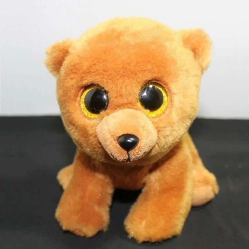 TY VelveTy 6" Brownie the Bear Beanie Boo Baby no tags