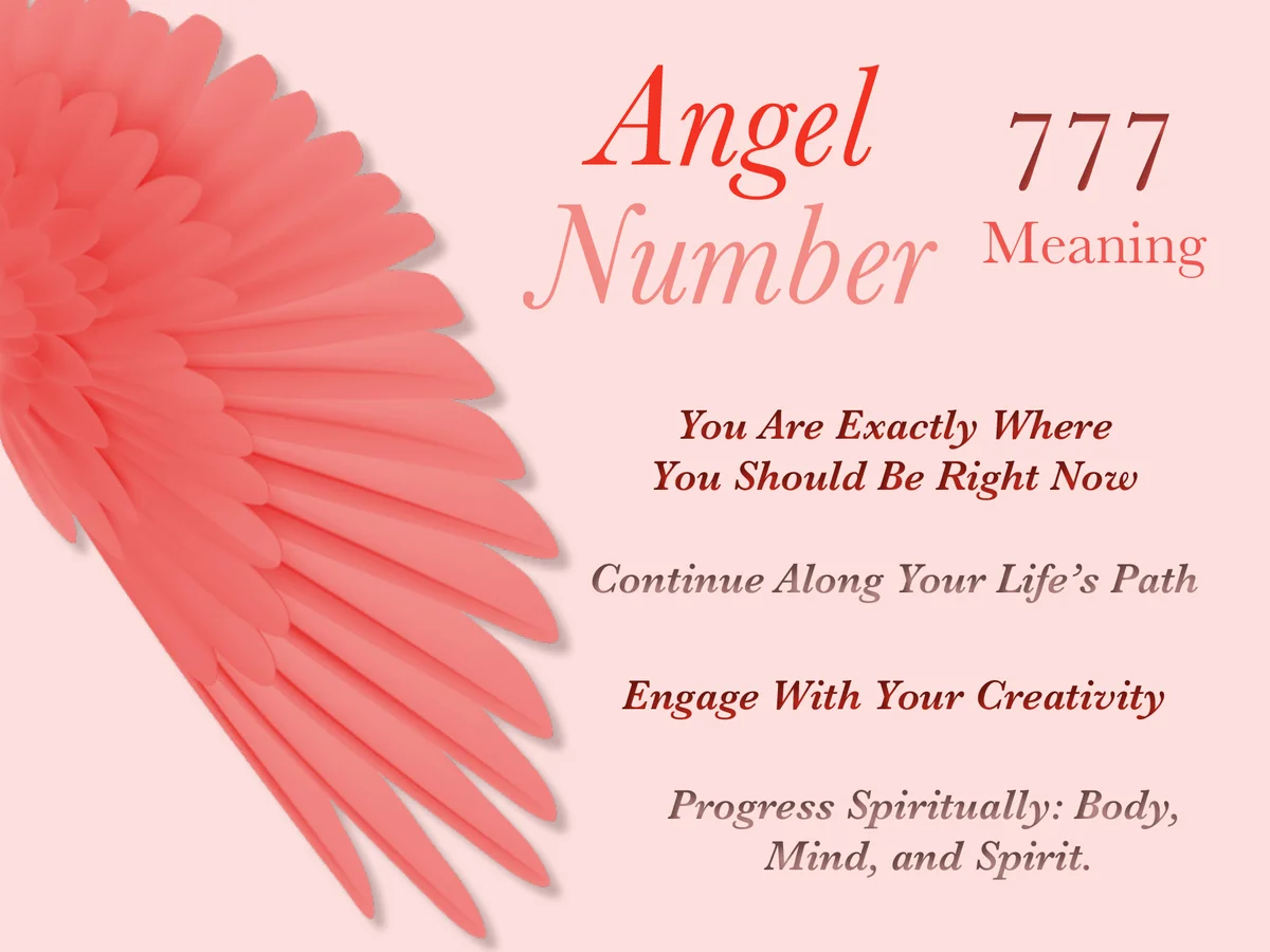 Angel Number 777 Meaning