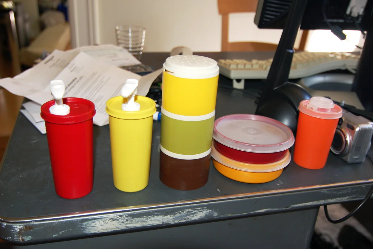 Tupperware that was in the Airstream