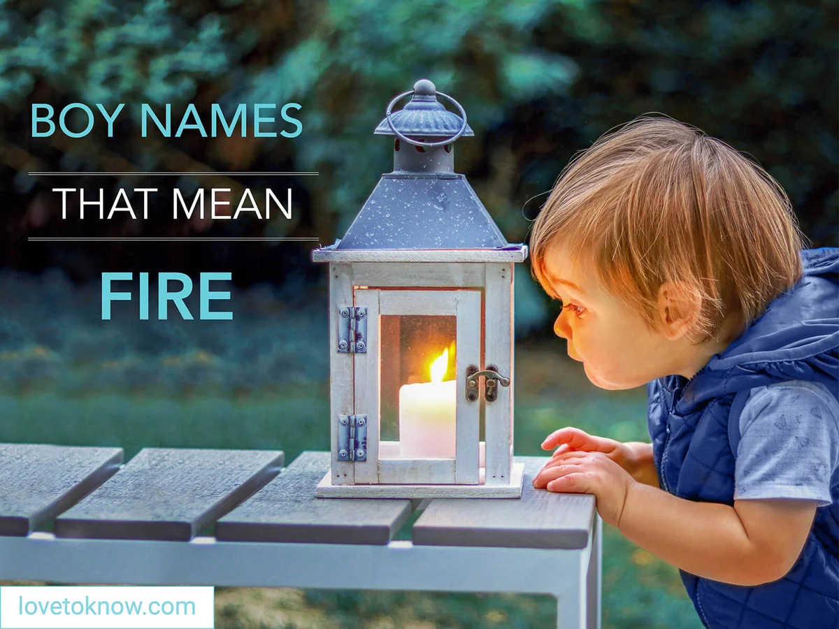 Baby boys names that means fire