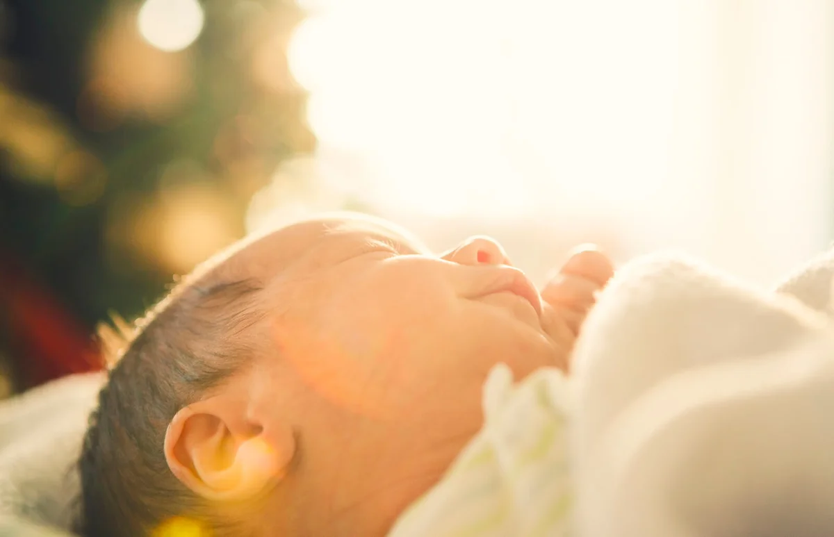 Portrait of a baby boy