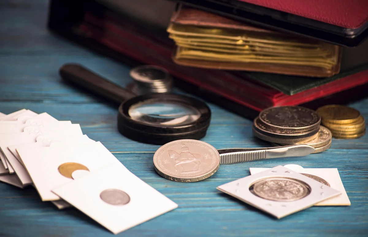 Old silver coin