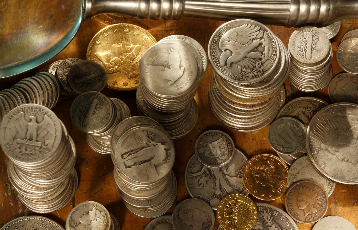 wide selection of US coins collection