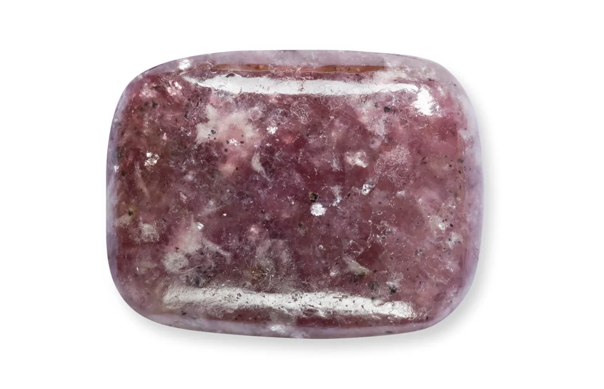 Lepidolite stone