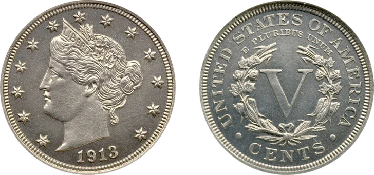 1913 Eliasberg Liberty Head Nickel
