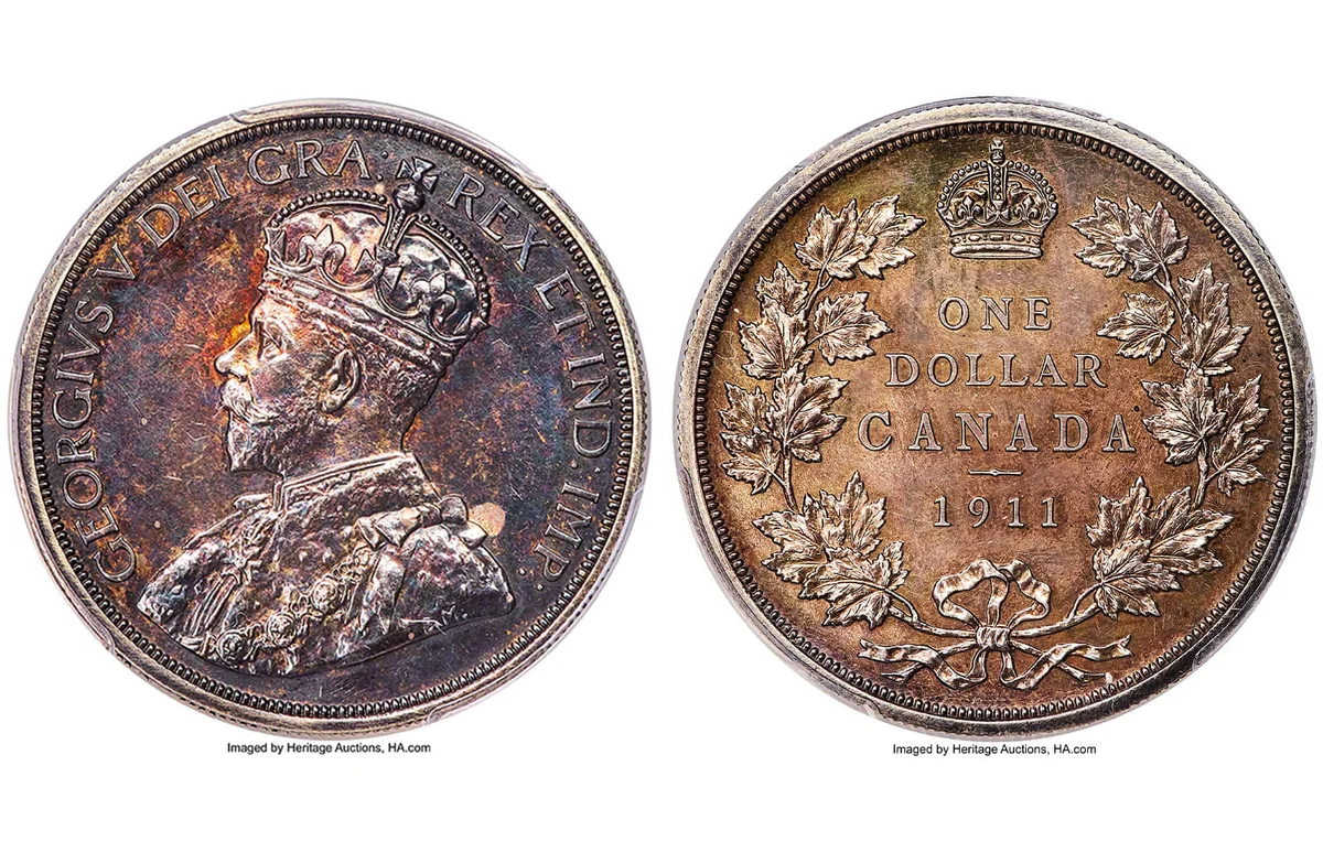 Canada, George V Specimen Pattern Dollar 1911