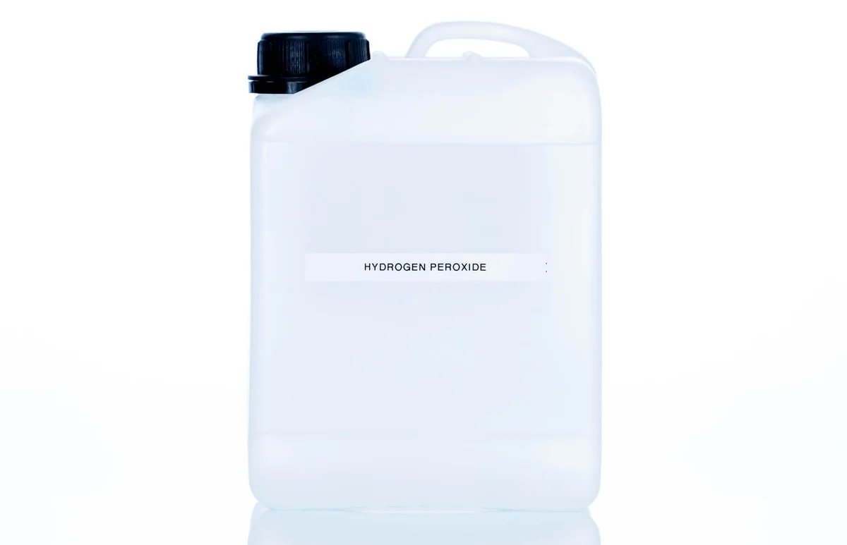 Canister of hydrogen peroxide