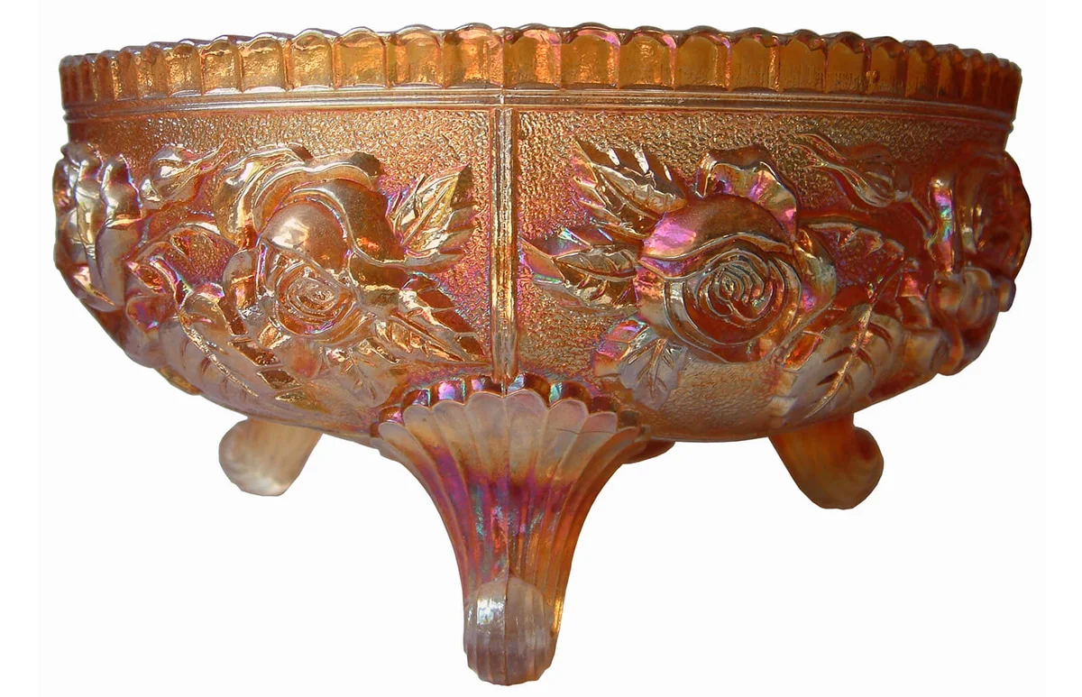 Carnival glass bowl