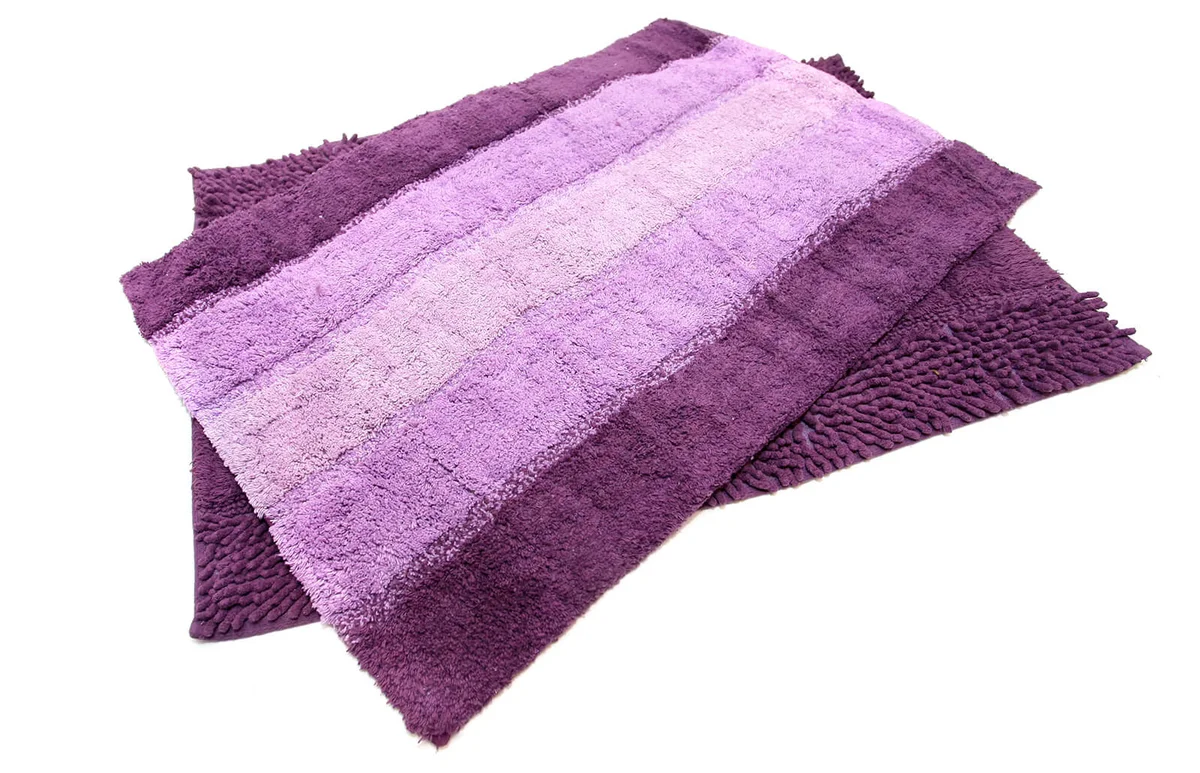 Purple Microfiber bath mat