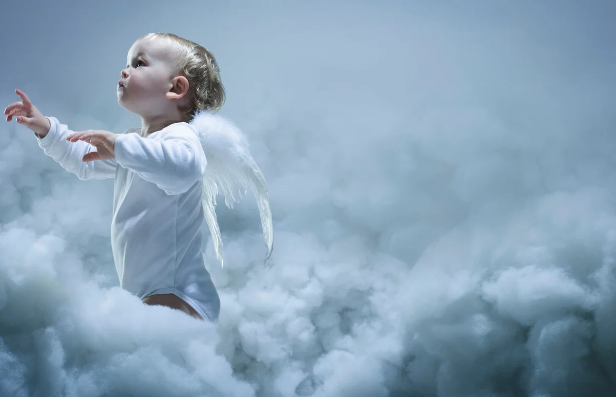 Baby Dressed as Angel