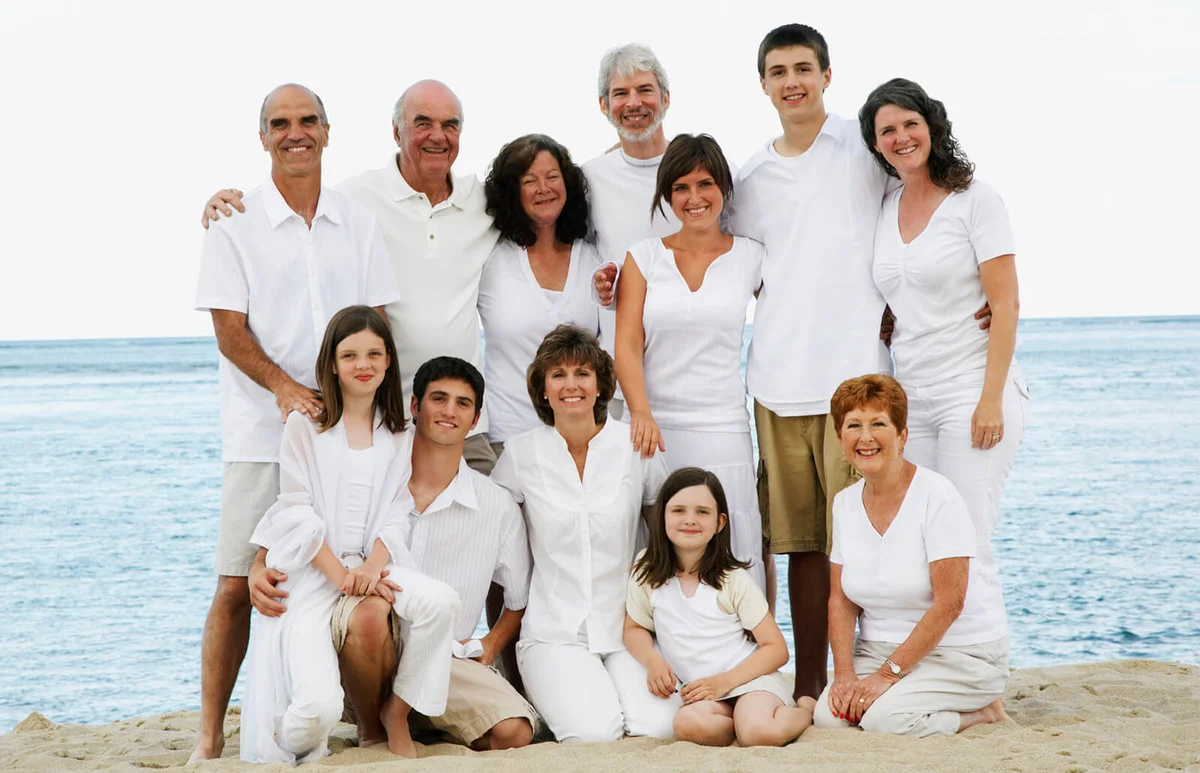 Family at the Beach
