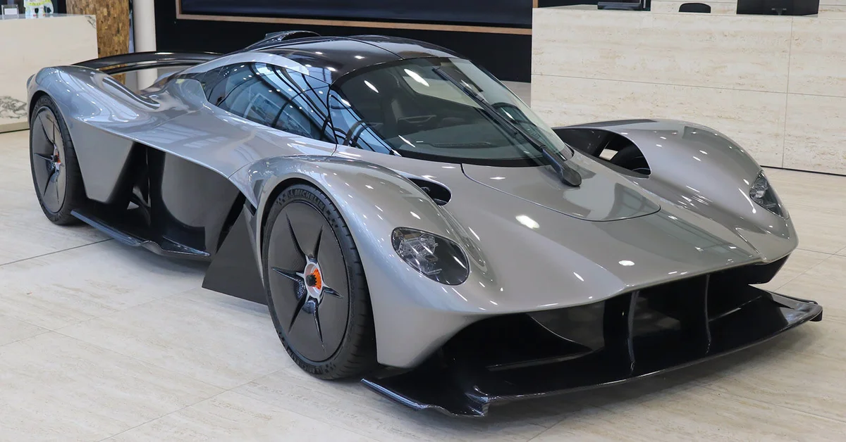 2019 Aston Martin Valkyrie AMR Pro 6.5 Front Taken at the Aston Martin Lagonda factory, Gaydon