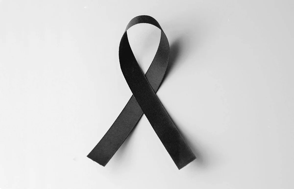 Black awareness ribbon
