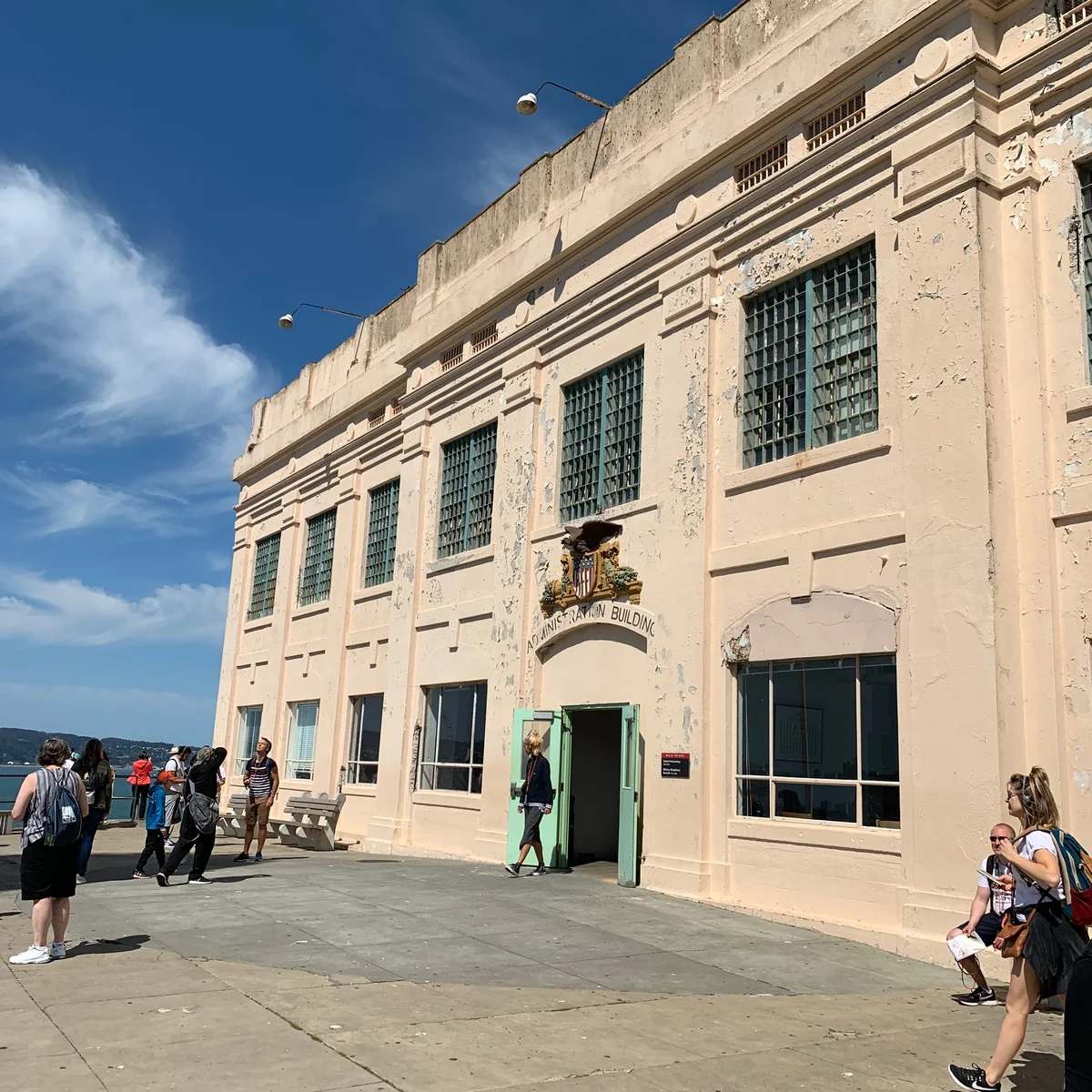 Front facade at Alcatraz