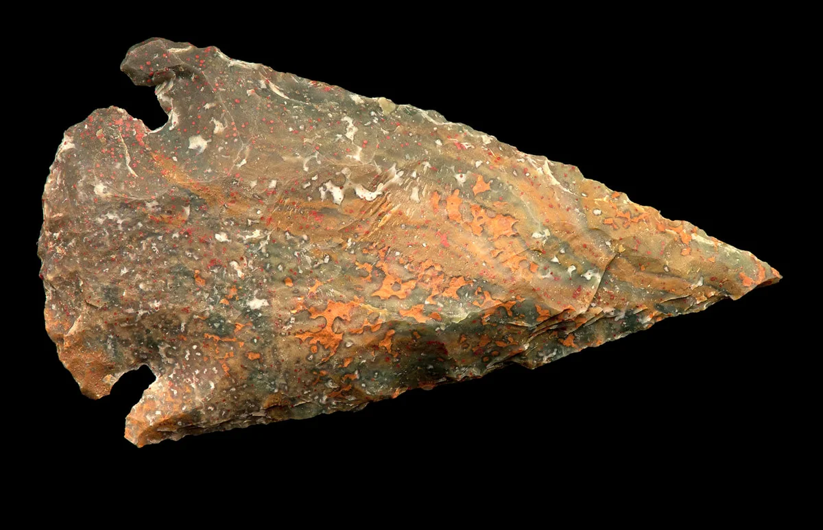 Native american indian arrowhead