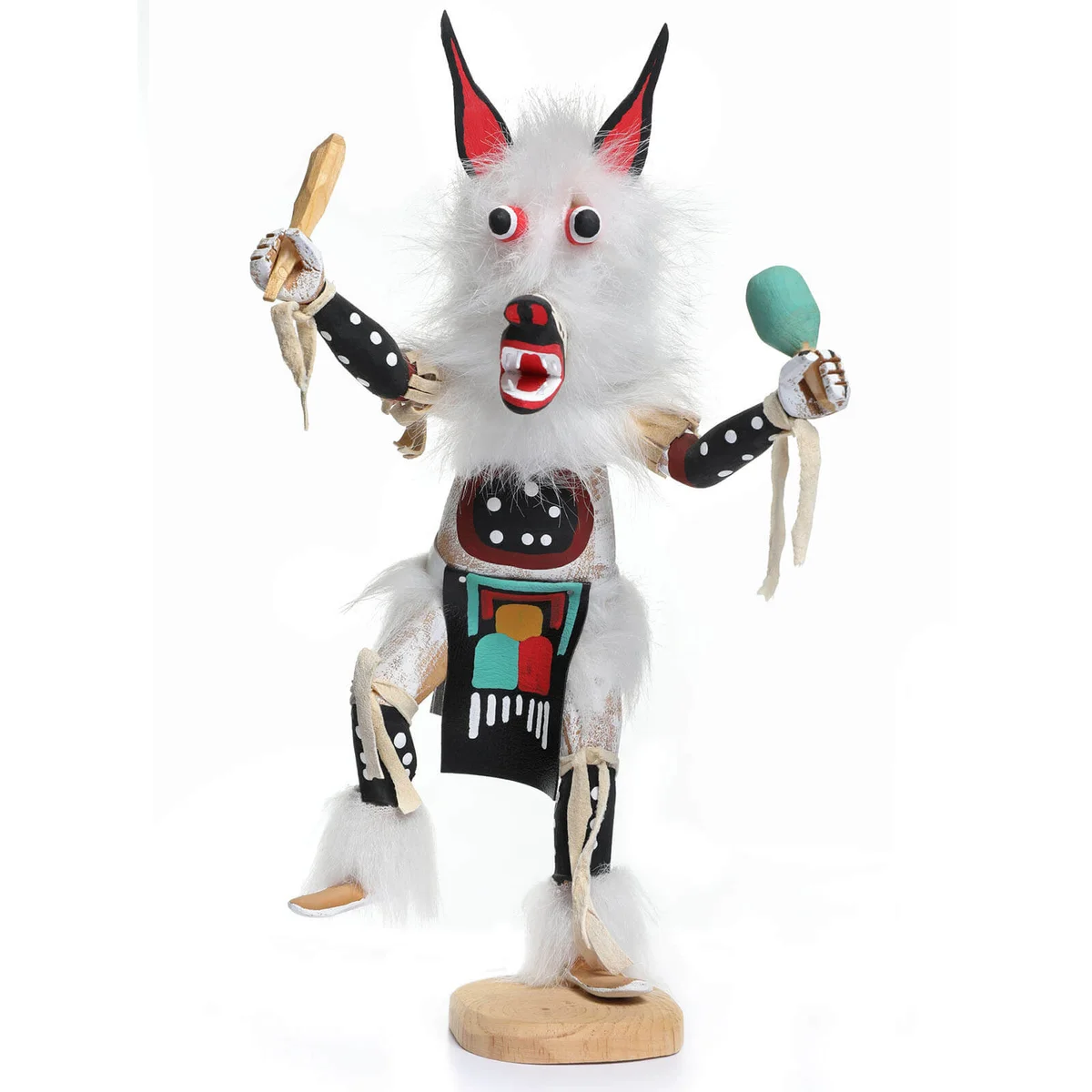 Wolf Kachina doll