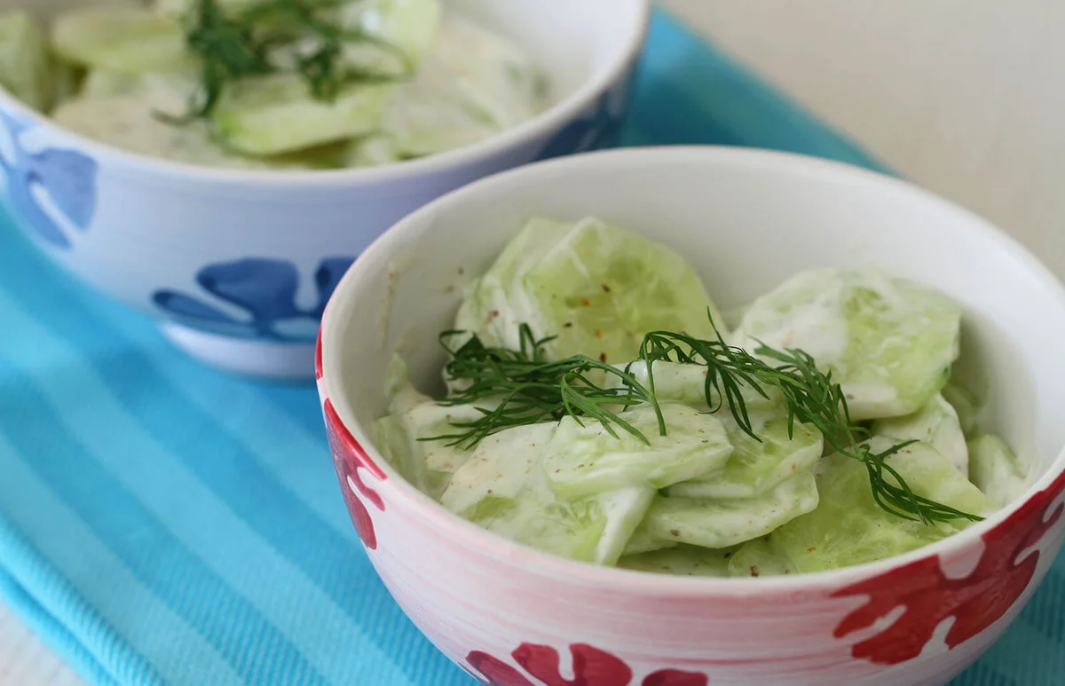 Creamy Cucumber Salad