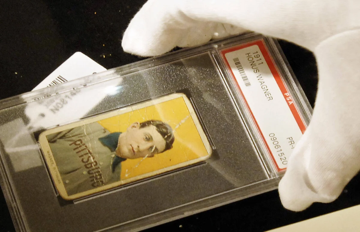 rare baseball card of Honus Wagner of the Pittsburgh Pirates | Getty Editorial Use