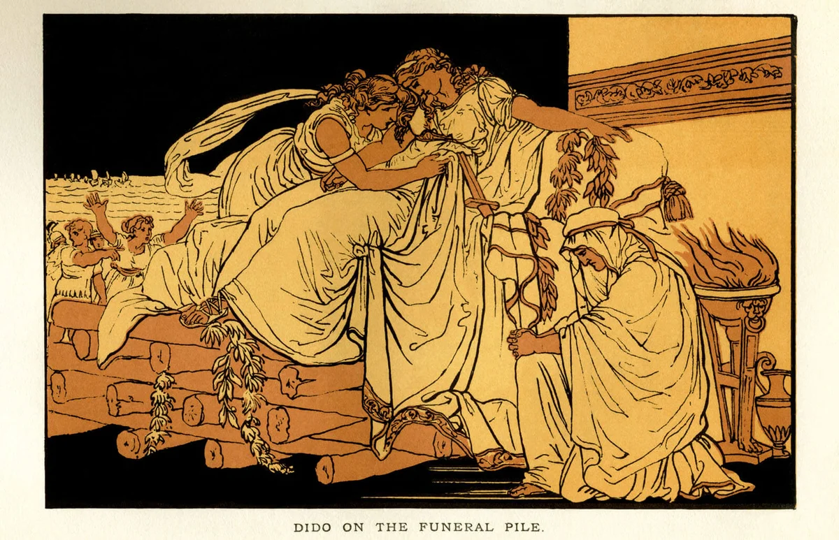 Stories from Virgil - Dido on the Funeral Pyre