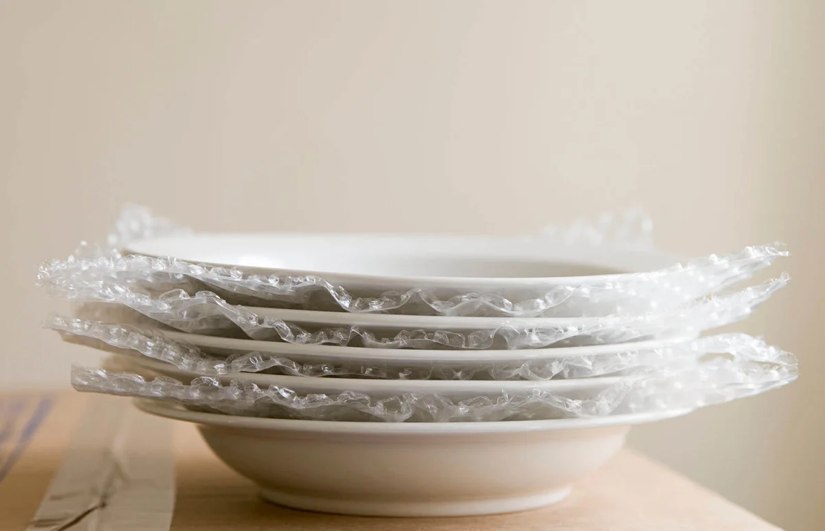 Bowls ready for packing