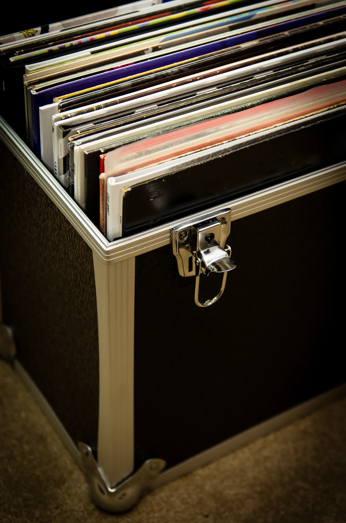Trunk being used to store records