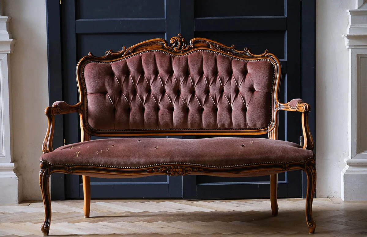 An old antique sofa