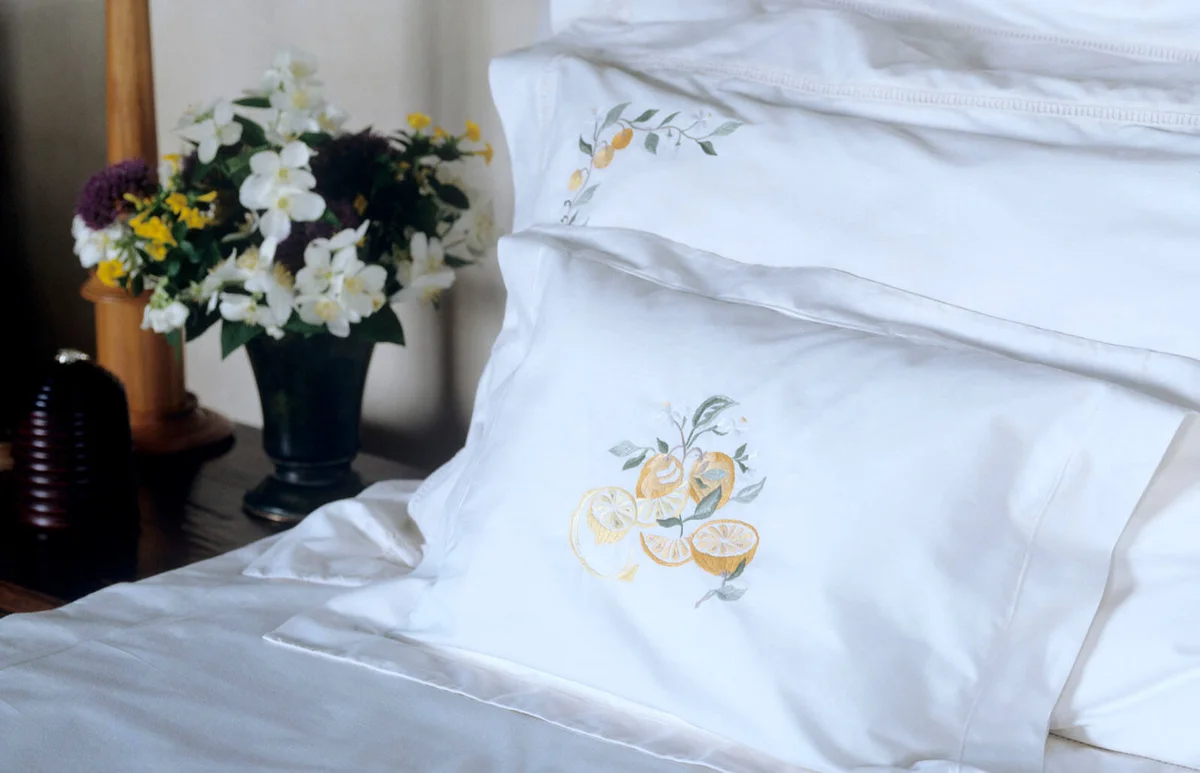 embroidered pillowcases