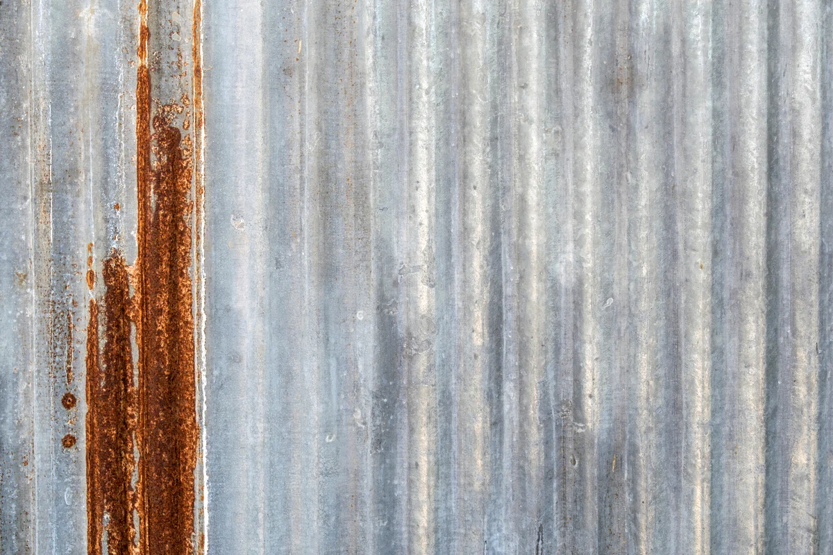 Old Rusty Galvanized Iron Plate Texture