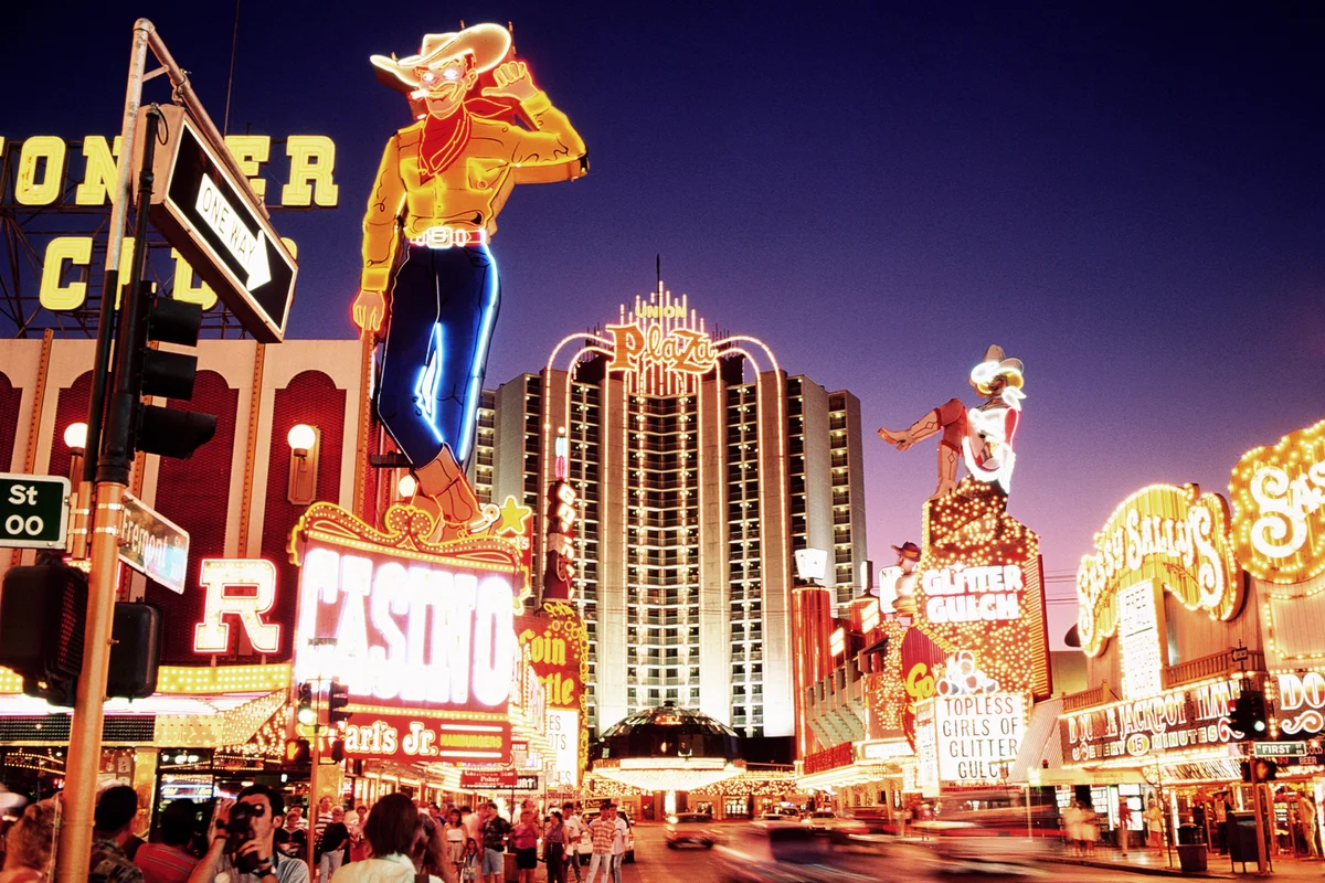 Downtown Las Vegas, neon signs on Fremont Street