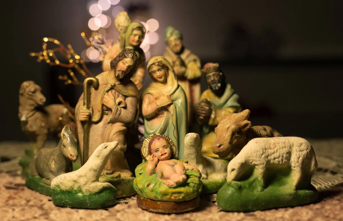Vintage nativity scenes