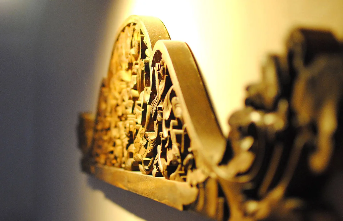 Wall Antique Display Wood