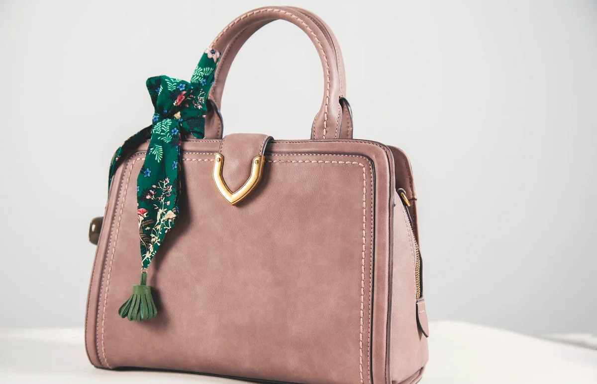 woman handbag on table
