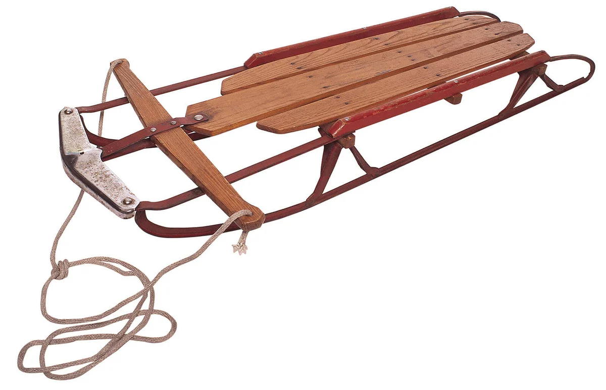 Wooden sled