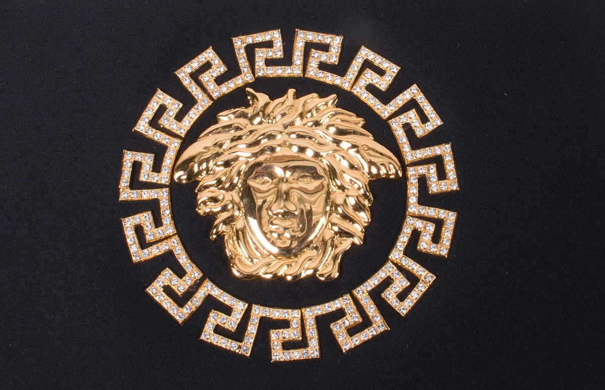Versace handbag medusa logo