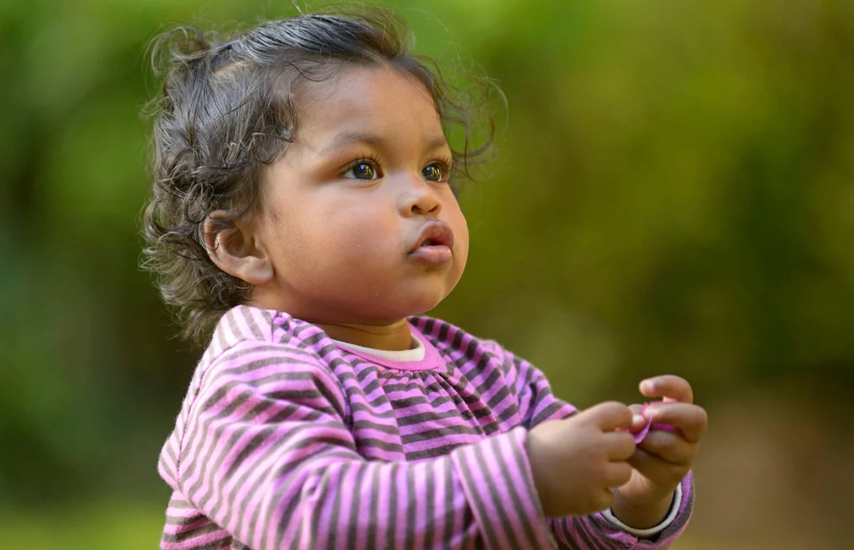 Indian infant baby girl