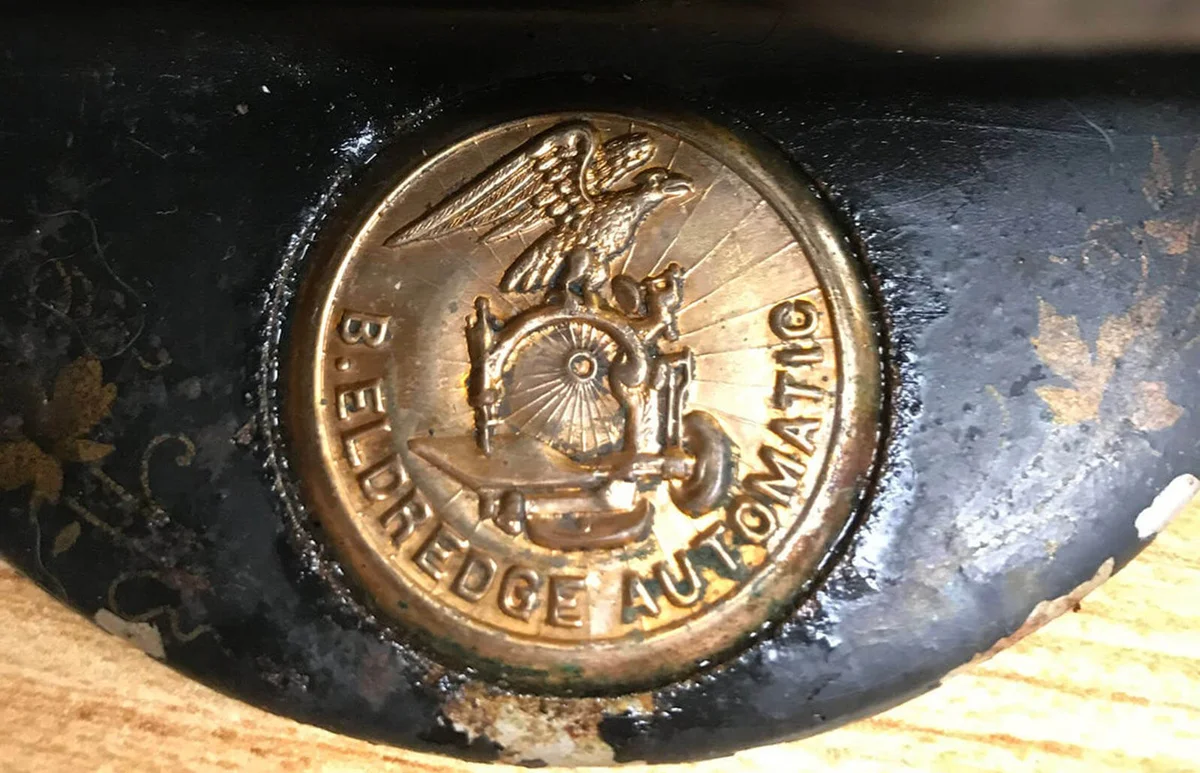 Antique National Sewing Machine Company B. Eldredge Automatic Sewing Machine