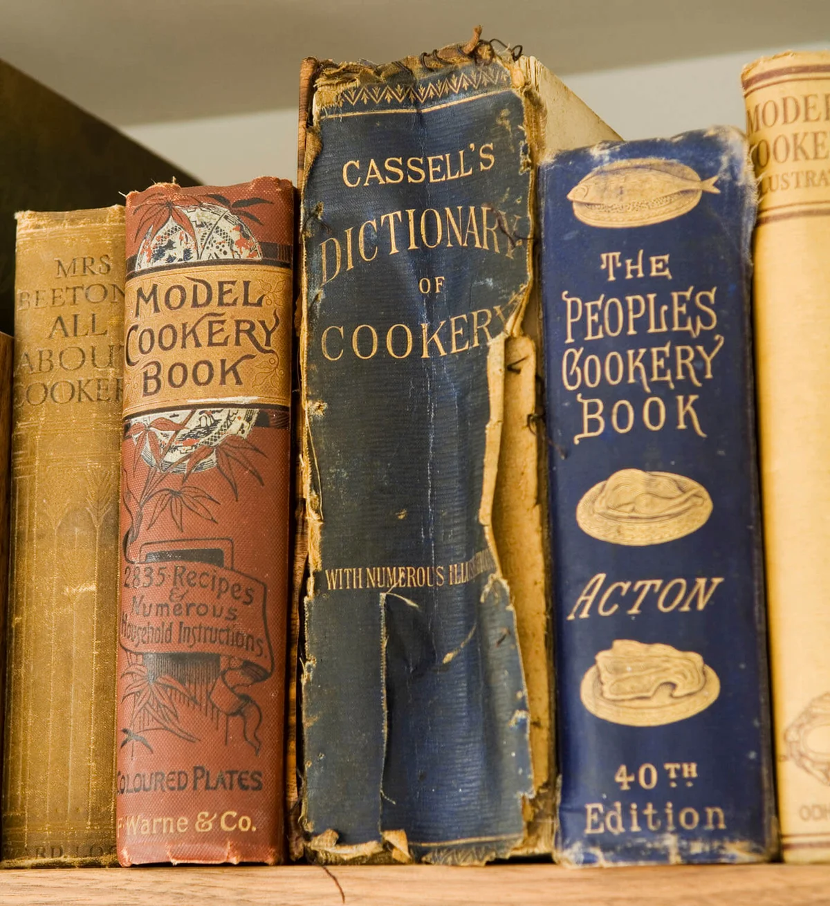 Vintage cookbooks