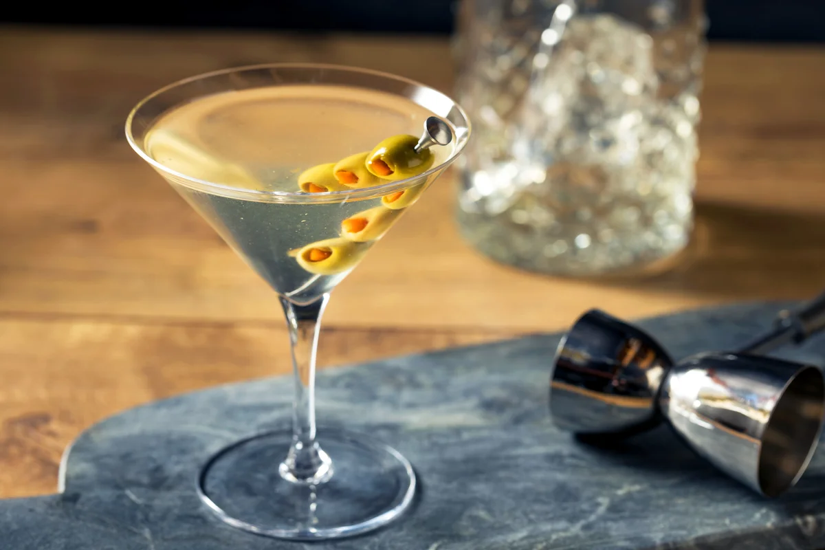 Traditional Dirty Martini