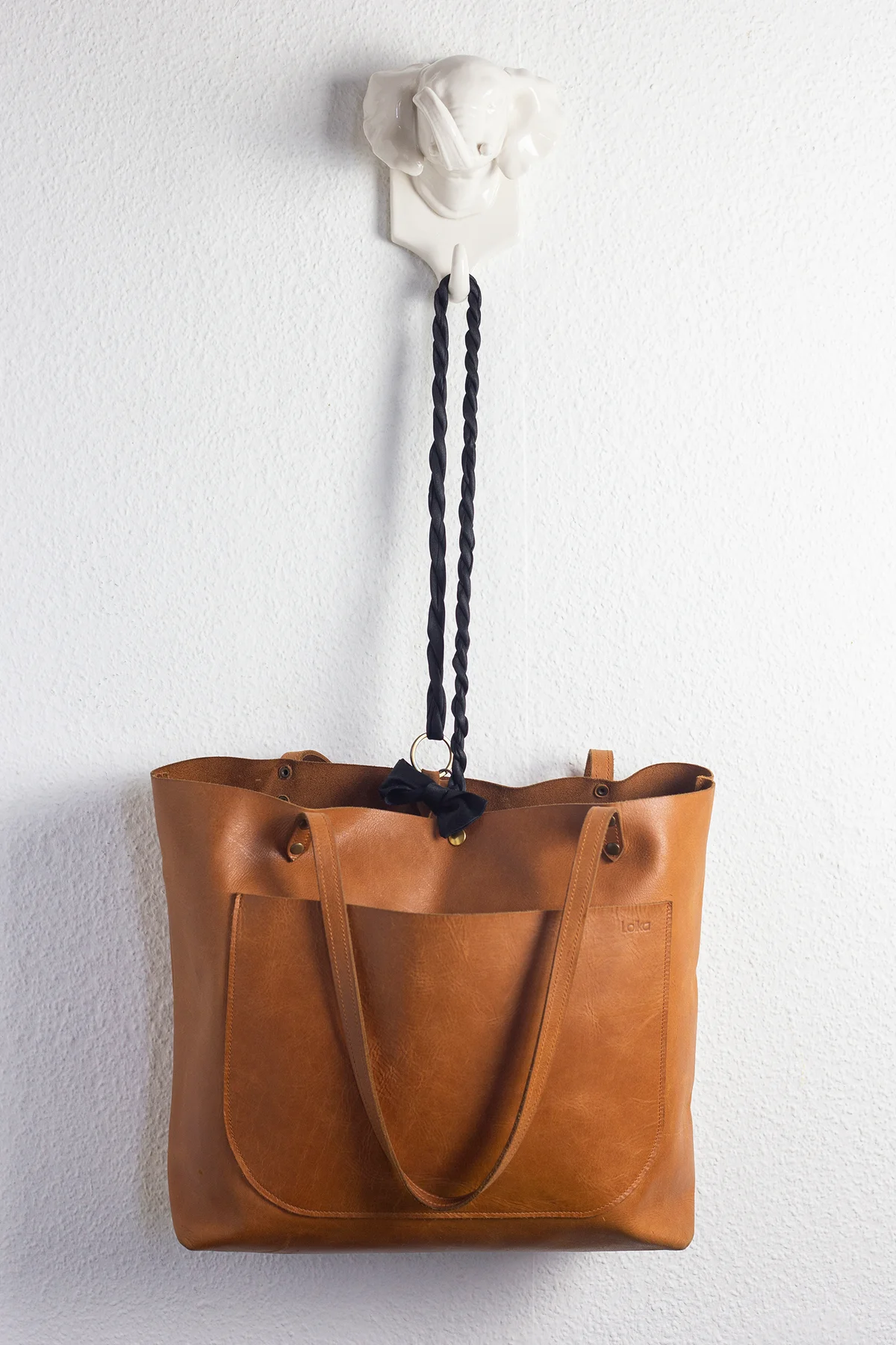 Purse With Twilly Scarf for a Bag Handle