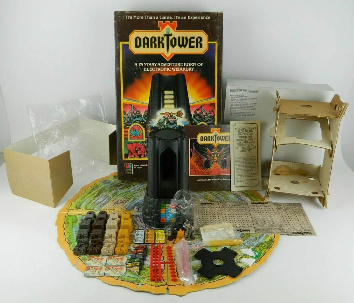 Dark Tower Board Game 1981 Milton Bradley NON-WORKING TOWER Complete w/ Inserts