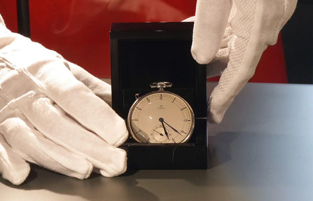A 1934 Omega pocket watch | Getty Editorial Use