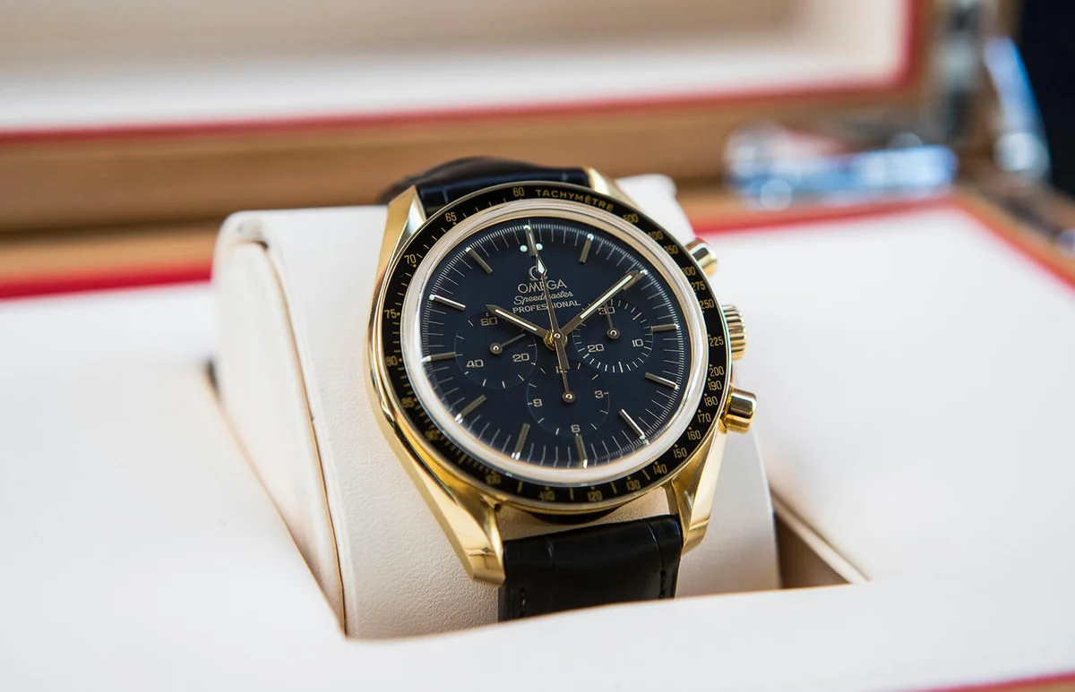 A unique Speedmaster watch designed by Swiss watchmaker Omega | Getty Editorial Use